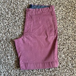 J Crew mauve 9 inch chino shorts